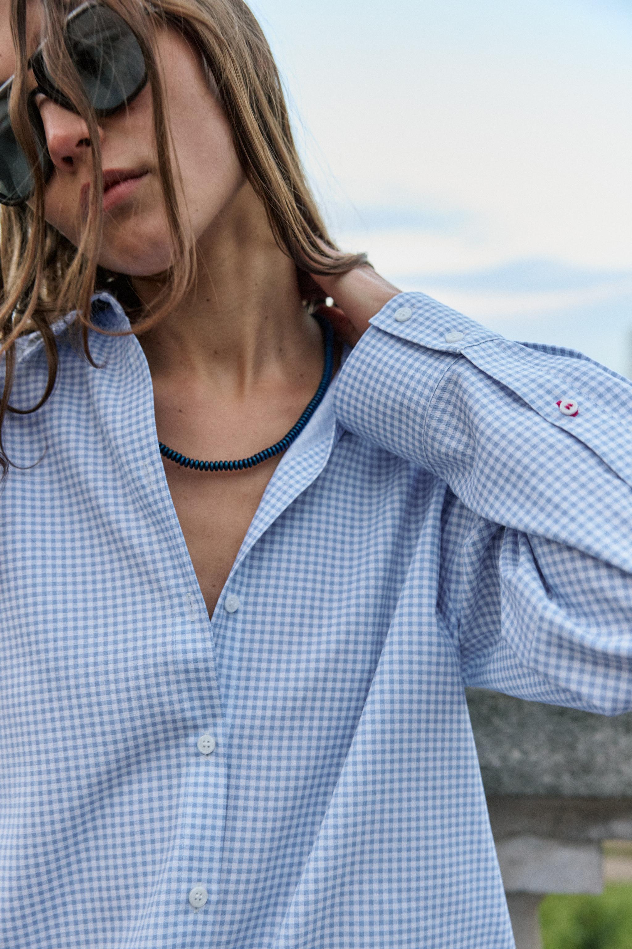 CHEMISE OXFORD À CARREAUX